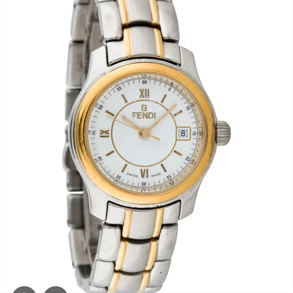 Fendi Two-Tone Silver and Gold Watch - Picture 1 of 8